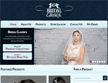 Tablet Screenshot of bridalclassics.ca